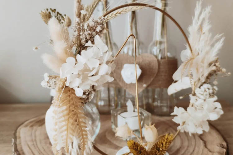Gigi à fleurs d'Idées, composition florales