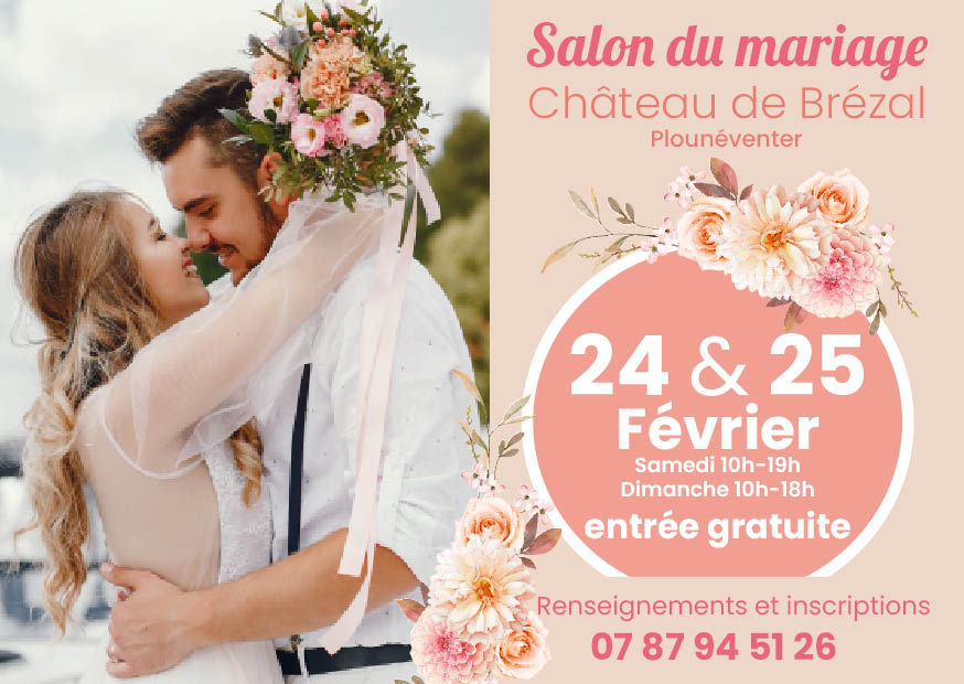 salon du mariage Chateau de brezal 24 et 25 fevrier 2024