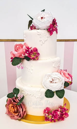 Wedding-cake mariage brest Cintia Paz