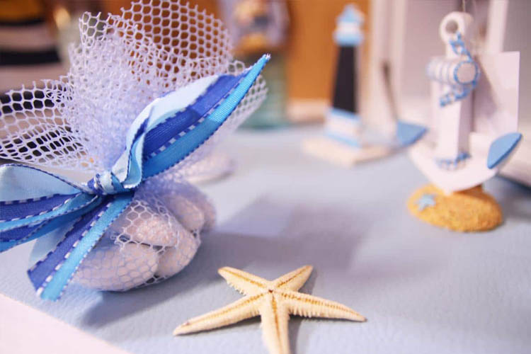 dragées mariage brest les caves de mon pere ETOILE DE MER BLEUE