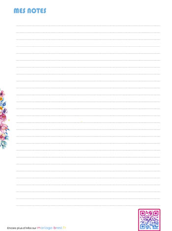 FICHE mes notes