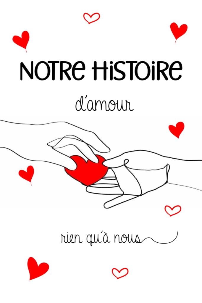 livre : notre histoire d'amour