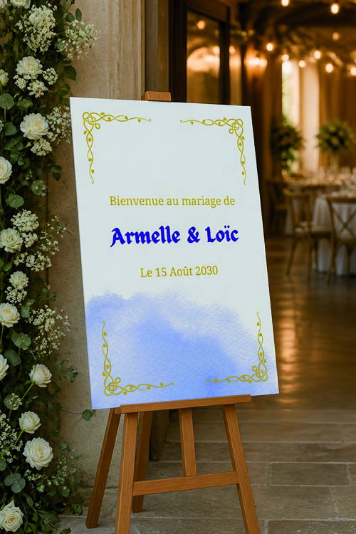 Faire-part et papeterie de mariage Collection Celtique personnalisable sur Canva – Image 5