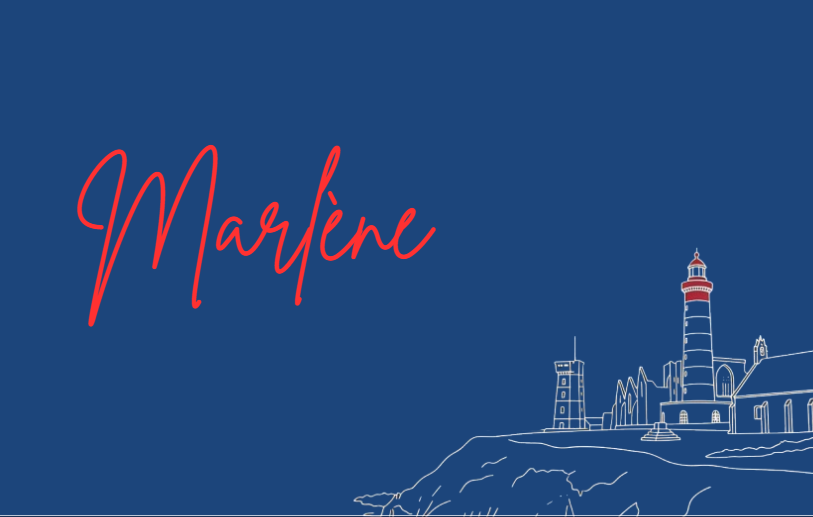 Faire-part et papeterie de mariage Collection Phare Saint-Mathieu trait blanc personnalisable sur Canva – Image 10