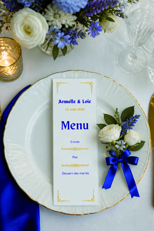 Faire-part et papeterie de mariage Collection Celtique personnalisable sur Canva – Image 3