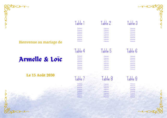 Faire-part et papeterie de mariage Collection Celtique personnalisable sur Canva – Image 8