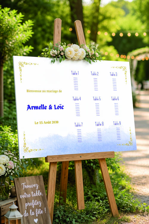 Faire-part et papeterie de mariage Collection Celtique personnalisable sur Canva – Image 2