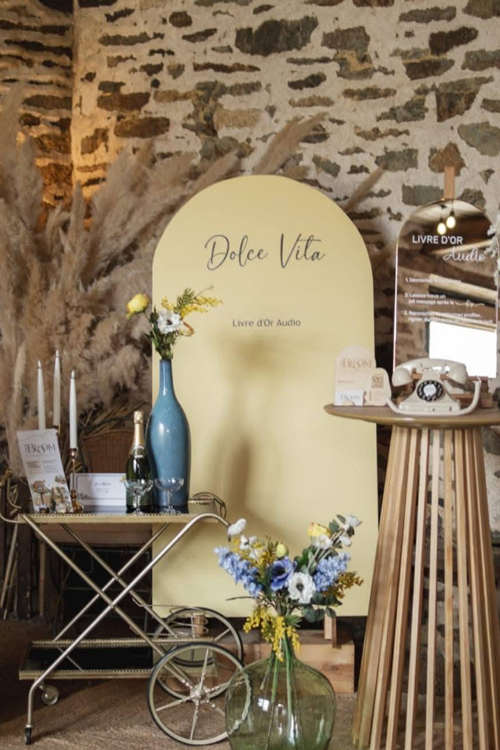 location-decoration-mariage-locabloom-ploudalmezeau-brest-finistere petis objet et mange debout